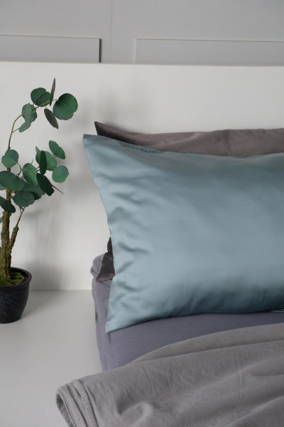 Наволочки из тенселя, оттенок Грозовое небо