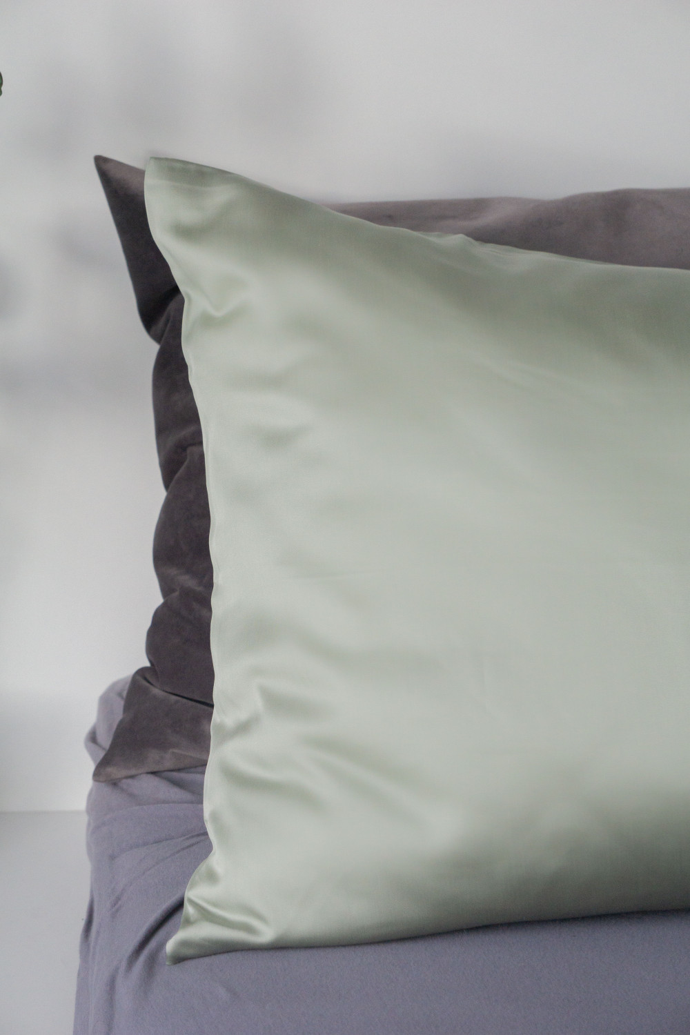 Наволочки из тенселя, оттенок Шалфей