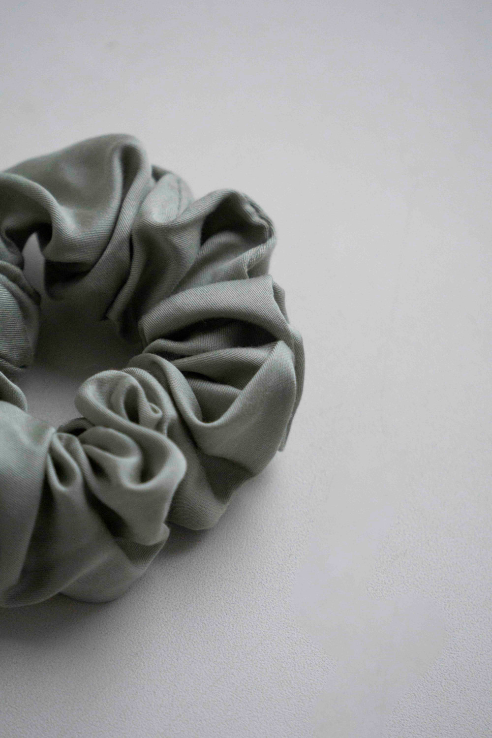 Резинки для волос из тенселя, цвет шалфей